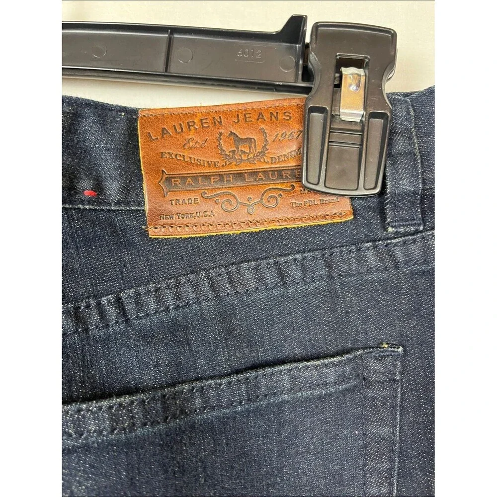 Lauren Ralph Lauren Bundle of Two Y2K Bermuda Denim Shorts Pinstripe